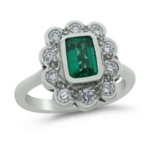 Janet Isherwood Jewellery Emerald ring JIR004