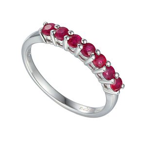 Trace 9ct gold Ruby ring 118R W9
