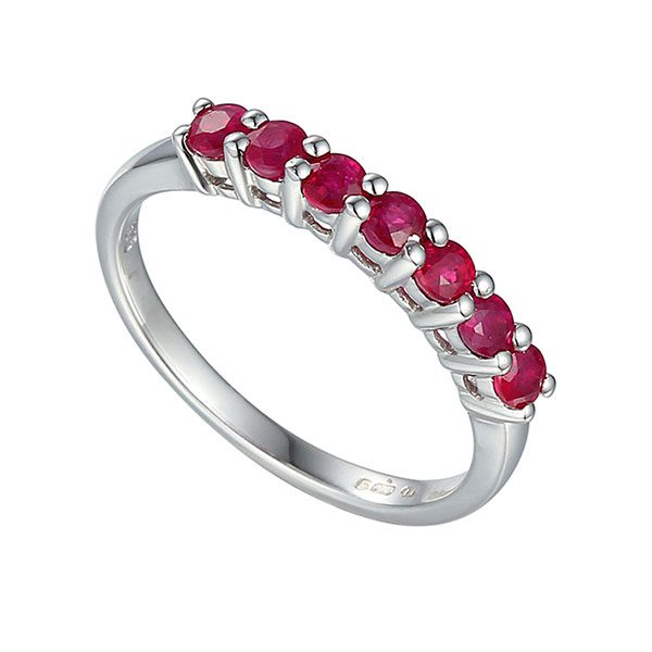 Trace 9ct gold Ruby ring 118R W9