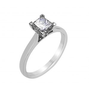 Janet Isherwood Jewellery platinum diamomd ring. JIR015