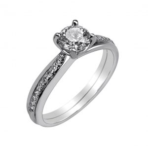 Janet Isherwood Jewellery platinum diamond ring JIR017
