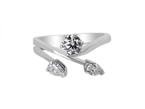 Janet Isherwood Jewellery platinum diamond ring. JIR020