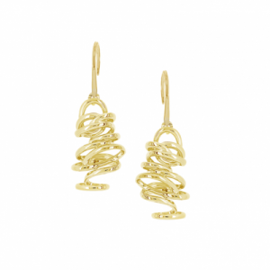 Two-tone Gold Interweave Earrings
