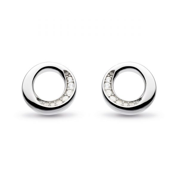 Bevel Cirque Stud Earrings