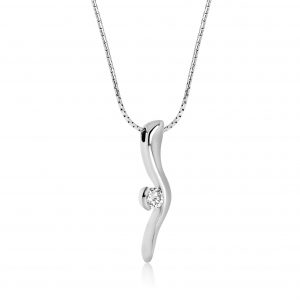 Janet Isherwood Jewellery platinum diamond pendant
