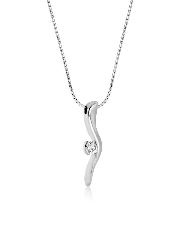Janet Isherwood Jewellery platinum diamond pendant