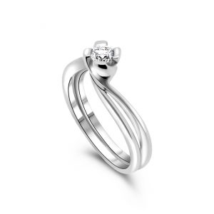 Janet Isherwood Jewellery platinum diamond ring