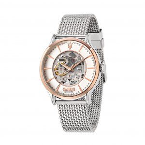 Maserati Gents EPOCA Automatic R8823118004 Milanese Mesh Bracelet Watch