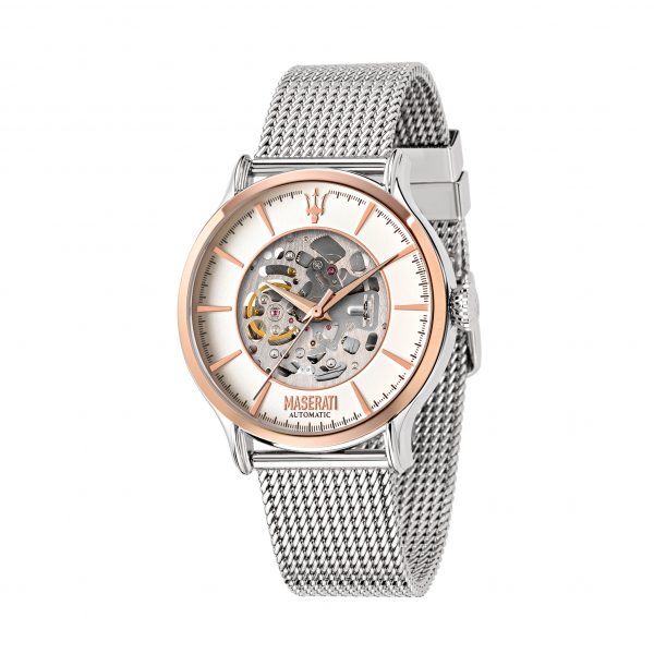 Maserati Gents EPOCA Automatic R8823118004 Milanese Mesh Bracelet Watch
