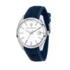 Maserati Attrazione Gents Watch Black Silicone Strap and Silver Dial - Image 3